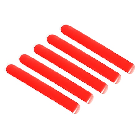 07-16 WRANGLER JK DOOR HANDLE INSERTS, RED